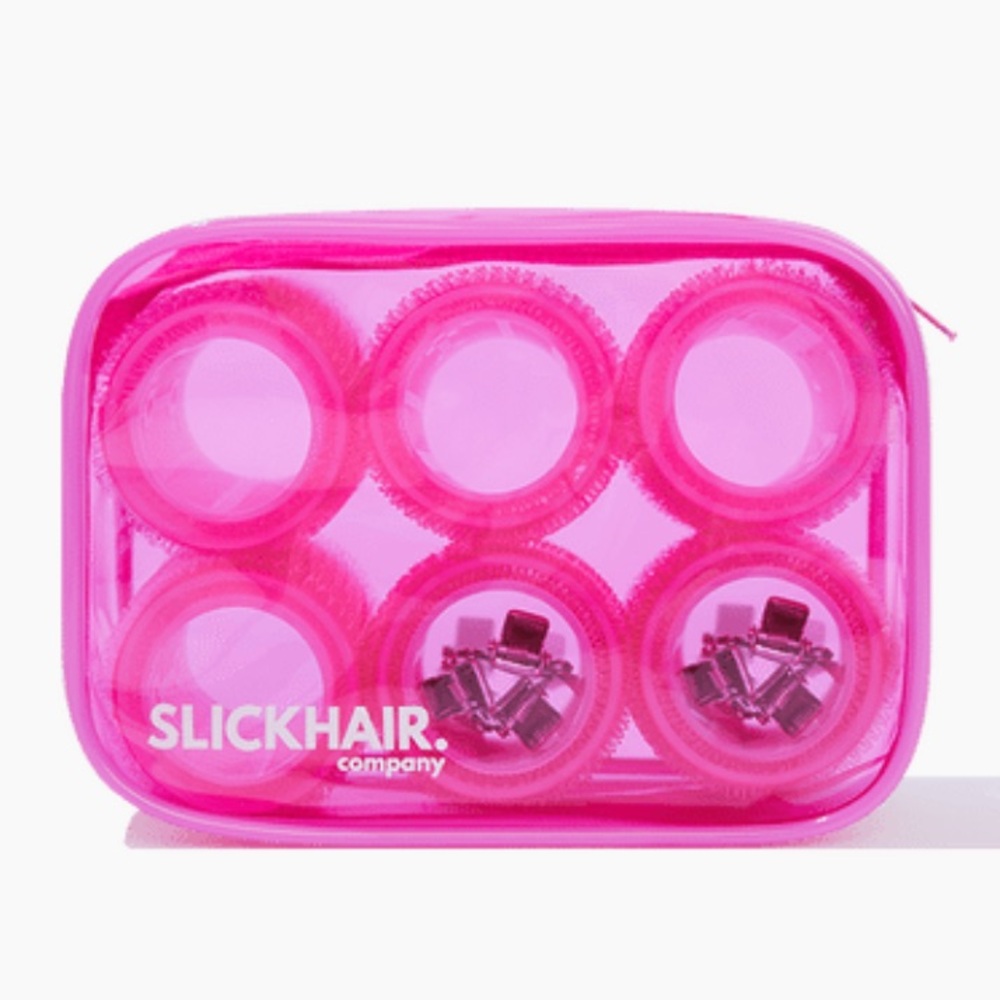 Slick Hair Company Pink Hair Roller Set